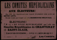 Liste Républicaine Des Comités Républicains de Chatenay et Saint-Clair