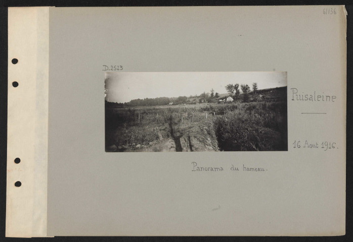 Puisaleine. Panorama du hameau