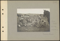 Auve (région d'), Camp Joffre. Prisonniers allemands