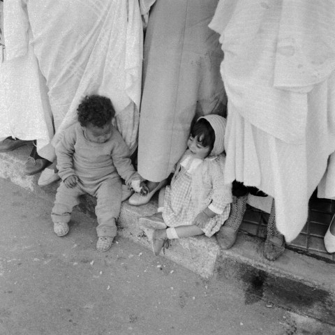 Foule pour la venue de Hassan II (13-15 mars 1963) Fête de l'Indépendance