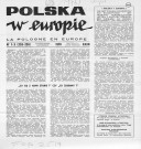 Polska w Europie (1978 ; n°1-12)  Autre titre : La Pologne en Europe