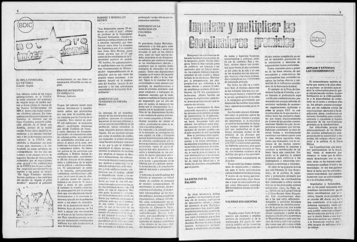 El Combatiente n°210, (?) de 1976. Sous-Titre : Organo del Partido Revolucionario de los Trabajadores por la revolución obrera latinoamericana y socialista