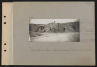 Béthisy-Saint-Pierre (près). Préparation d'une emplacement de la batteries lourdes