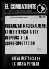 El Combatiente n°182, 10 de septiembre de 1975. Sous-Titre : Organo del Partido Revolucionario de los Trabajadores por la revolución obrera latinoamericana y socialista