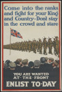 You are wanted at the front : enlist to-day