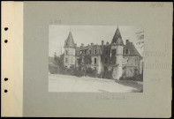 Verneuil-Courtonne. Le château bombardé