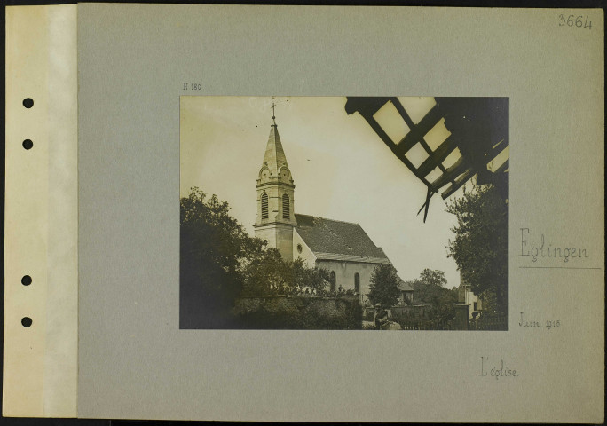 Eglingen. L'église