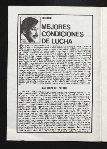 El Rebelde en la clandestinidad - 1983