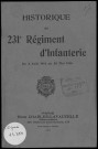 Historique du 231ème régiment d'infanterie