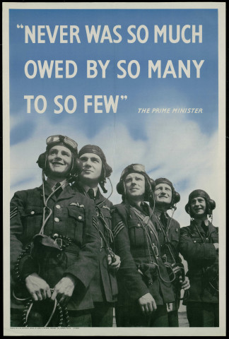 Never was so much owed by so many to so few