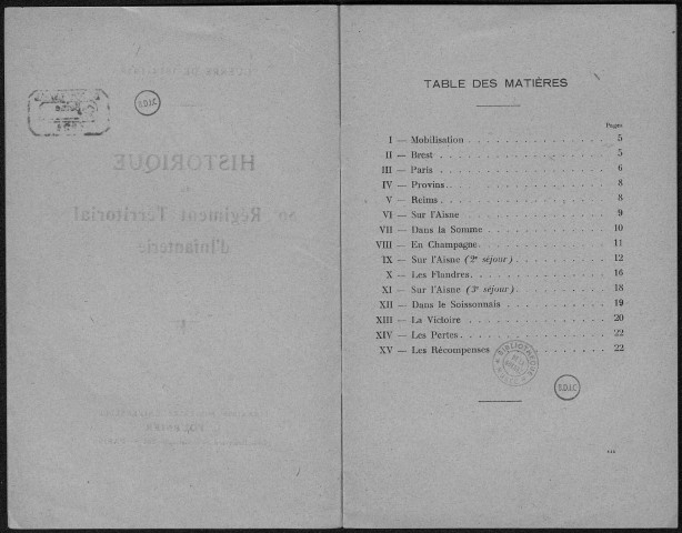 Historique du 86ème régiment territorial d'infanterie