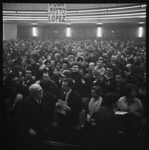 Meeting organisé en faveur de la libération de Justo Lopez