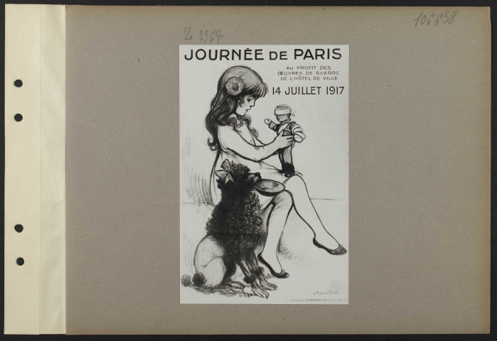 [Journée de Paris au profit des œuvres de guerre de l'hôtel de ville, 14 juillet 1917]