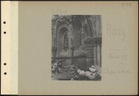 Roizy. L'église bombardée