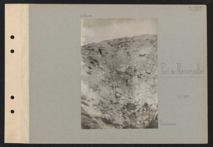 Fort de Manonviller. Entonnoir