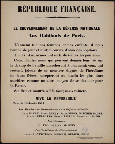 L'ennemi tue nos femmes et nos enfants…