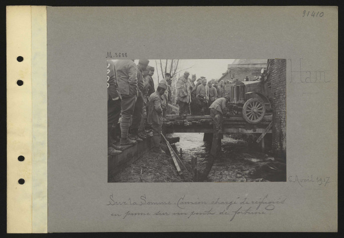 Ham. Sur la Somme : camion chargé de réfugiés en panne sur un pont de fortune