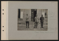 Bitry. Colonel Cosman, commandant le secteur