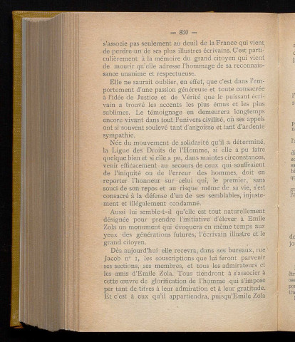 Octobre 1902 - Bulletin officiel de la Ligue des Droits de l'Homme