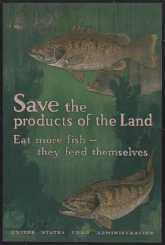 Save the products of the land : eat more fish, they feed themselves