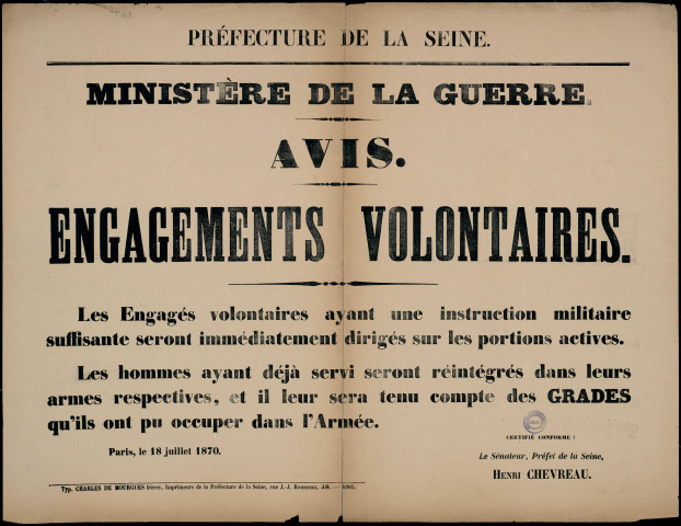 Engagements volontaires