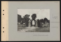 Lagny. Cimetière allemand : entrée principale