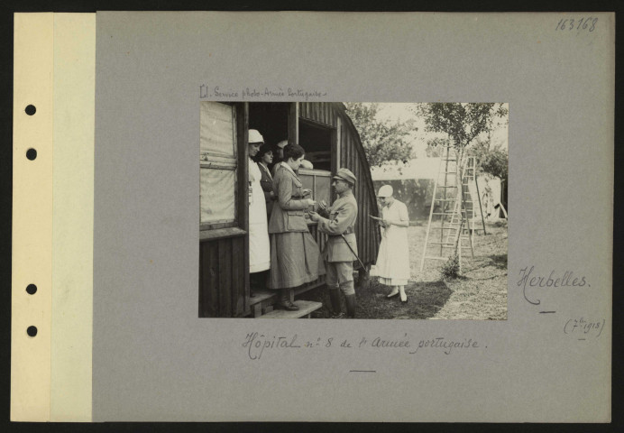 Herbelles. Hôpital n° 8 de l'armée portugaise