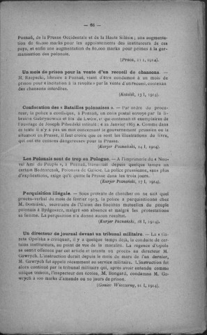 Agence Polonaise de Presse (1914, n° 147- n°151)  Sous-Titre : patronné par le Conseil National de Galicie