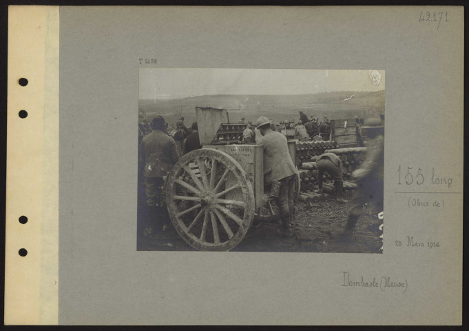 Dombasle (Meuse). Obus de 155 long