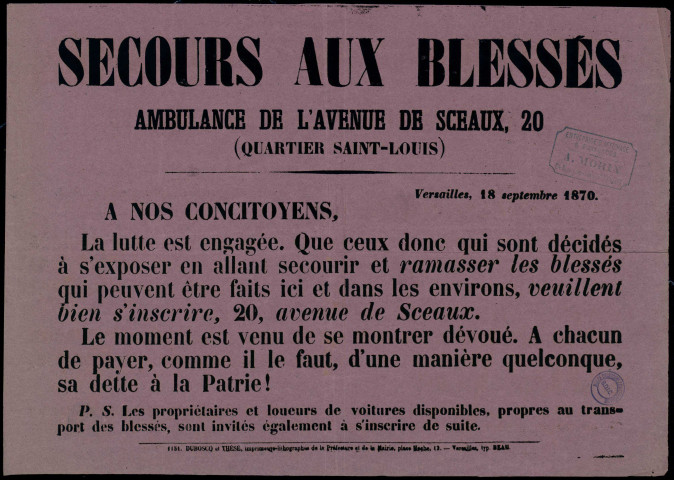 Secours aux blessés : le moment est venu de se montrer dévoué…