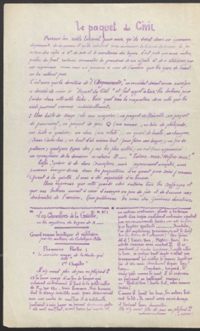 L'Argonnaute : Année 1916 fascicule 1-21 manque le n °3, 4, 5, 6. N°10 spécial dessins, n°12 spécial Poème