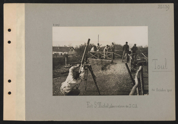 Toul. Fort Saint-Michel, observatoire de DCA