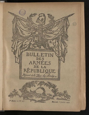 Année 1917 fascicule 227-276