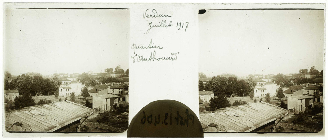 Quartier d'Anthouard. Vue sur la citadelle