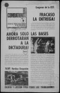 El Combatiente n°8, 8 abril 1968. Sous-Titre : Organo del Partido Revolucionario de los Trabajadores por la revolución obrera latinoamericana y socialista