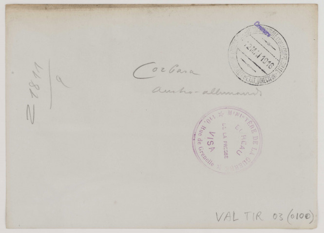 Corbara. Austro-allemands