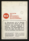 Bulletin du Movimiento de Izquierda revolucionaria - 1974