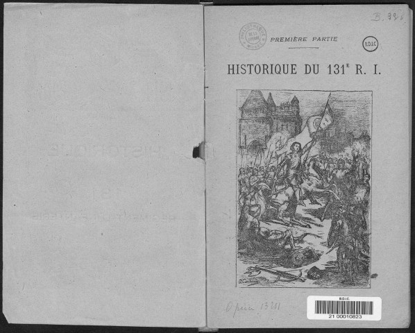 Historique du 131ème régiment d'infanterie