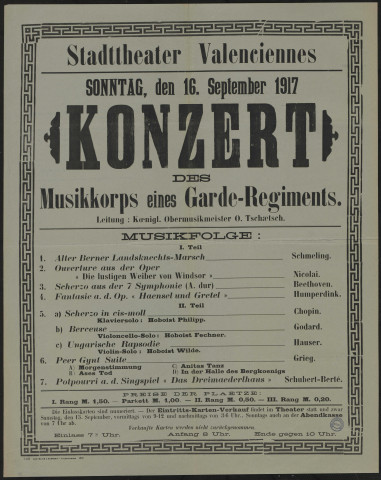 Stadttheater Valenciennes : Konzert