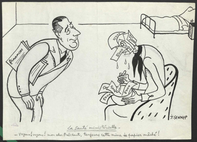 (Fonds Sennep. Dessins de presse. Le Figaro 1948)