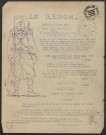 Gazette de l'atelier Redon - Année 1915 fascicule 2.2- 2.4