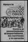Documents du Deuxième Congrès de Partido Obrero. Sous-Titre : 1977