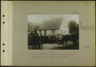 Riedseltz. Quartier général pendant les manœuvres allemandes. Le grand duc de Bade et son état-major