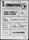 El Combatiente n°167, 12 de mayo de 1975. Sous-Titre : Organo del Partido Revolucionario de los Trabajadores por la revolución obrera latinoamericana y socialista