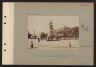 Metz. L'esplanade et statue du maréchal Ney