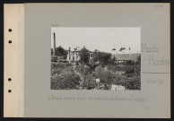 Monchy-Humières. L'Aronde au bord de laquelle s'est arrêtée la poussée allemande sur Compiègne