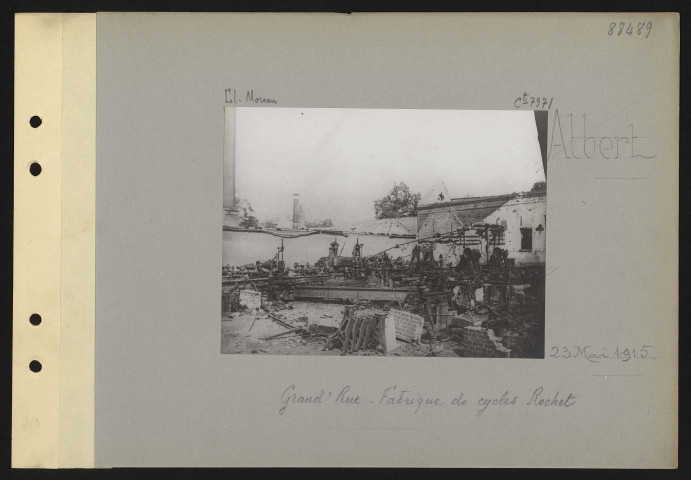 Albert. Grand'rue. Fabrique de cycles Rochet