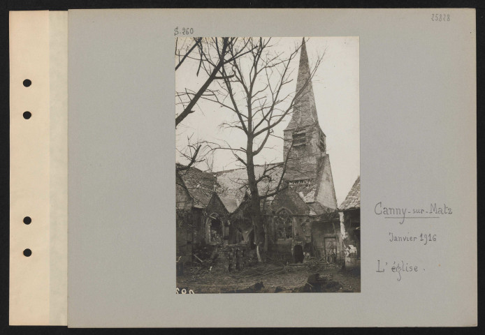 Canny-sur-Matz. L'église