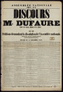 Discours de M. Dufaure Sur les Pétitions demandant la dissolution de l'Assemblée nationale