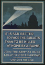 It is far better to face the bullets than to be killed at home by a bomb